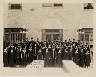 File: 'Faculty and Graduating Class 1932'